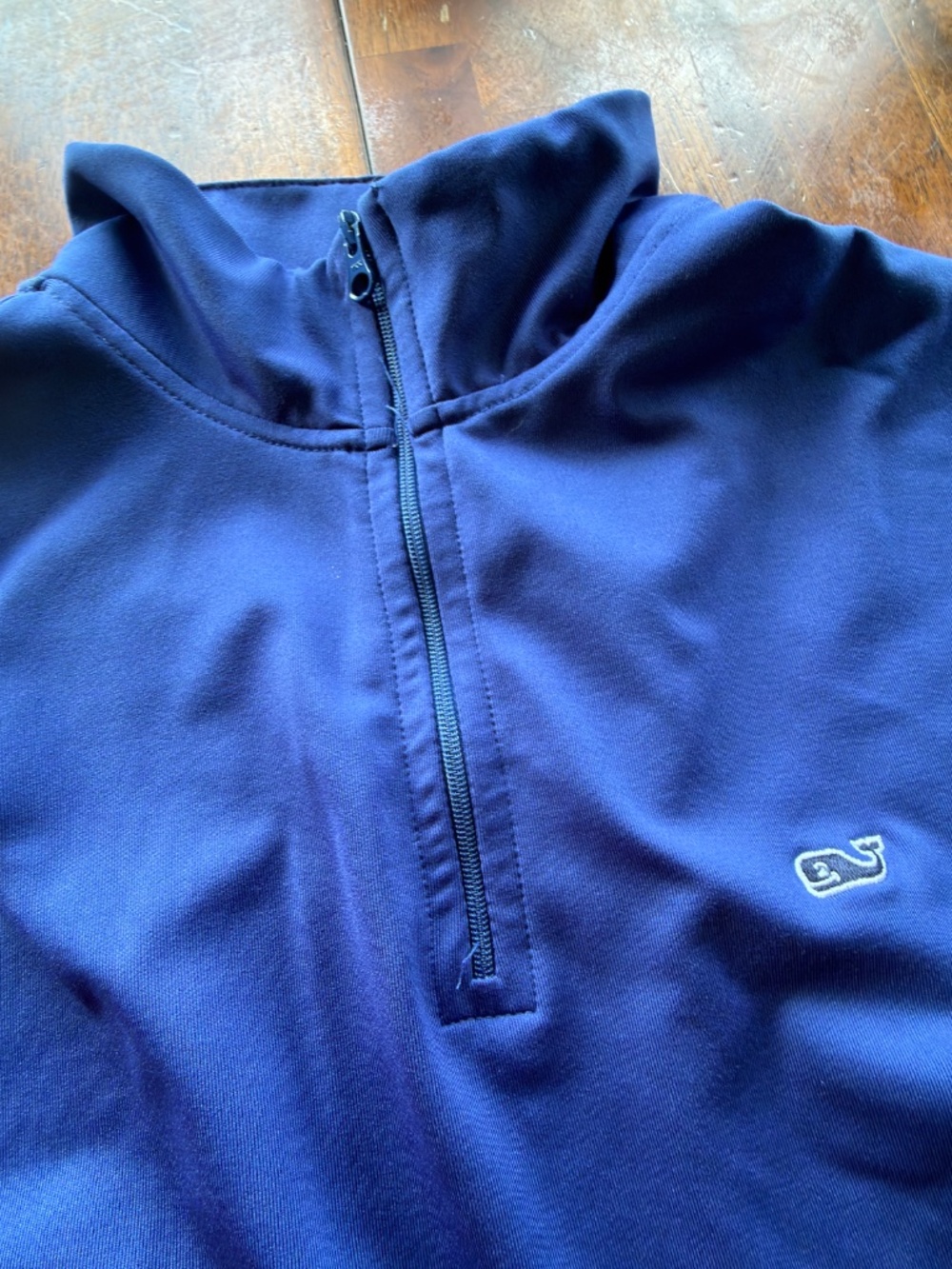 Vineyard Vines Performance Quarter Zip- Mens Small-Blue